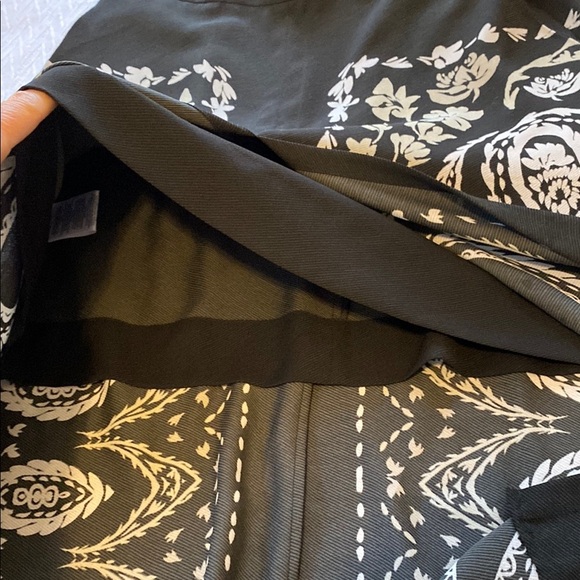 BCBGMaxAzria Black and Cream Maxi Skirt - Picture 2 of 10